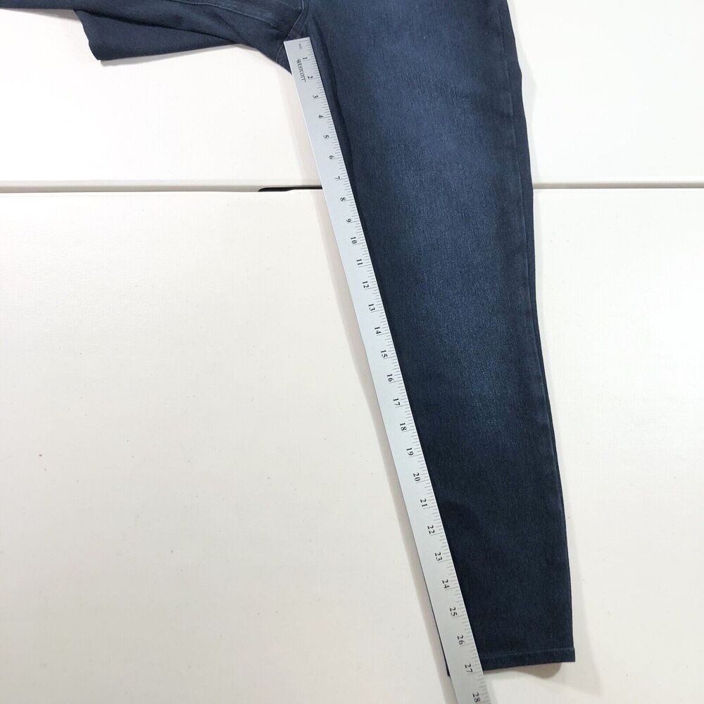SPANX- Jean-ish Ankle Leggings Skinny Jean Dark Wash Pull On Sz Large 20018R - Picture 4 of 10
